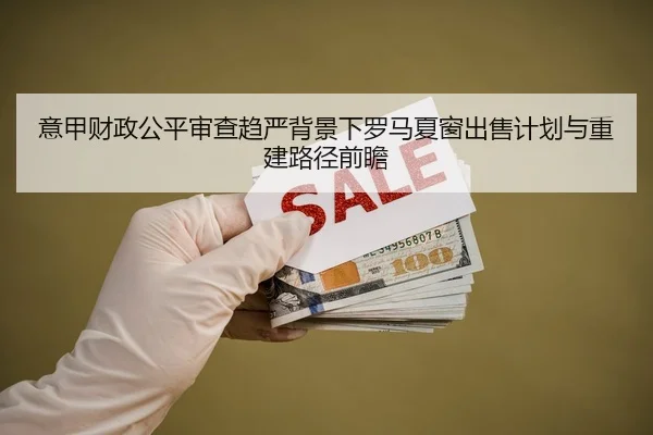 意甲财政公平审查趋严背景下罗马夏窗出售计划与重建路径前瞻